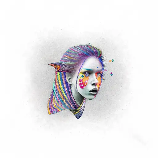 jazmin de aire con trebol tattoo design idea