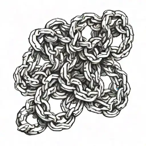 The Chains of Habit Are Too Light To Be Felt Until They Are Too Heavy To Be Broken tattoo design idea