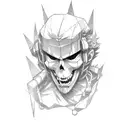 chainsaw man anime tattoo design idea