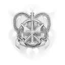 chain with a cross tattoo design idea