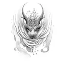 Orpheus looking back to Eurydice tattoo design idea