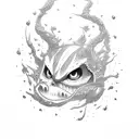 Deku tattoo design idea