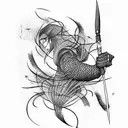 ronin tattoo design idea