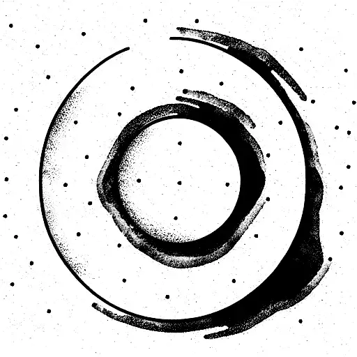 Moon phases tattoo design idea