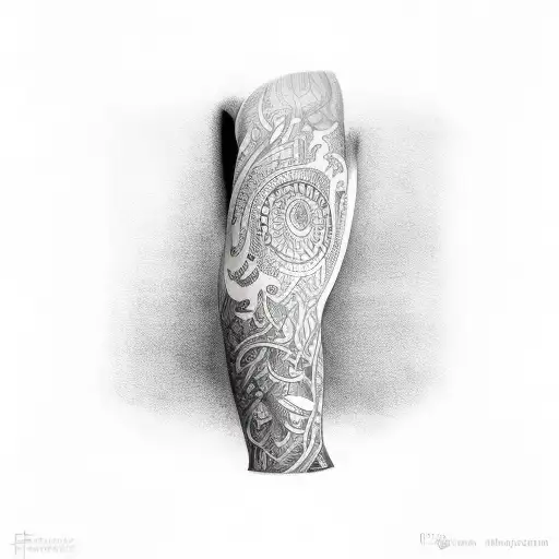 Initial forearm wing tattoo design by ItsARuse on DeviantArt