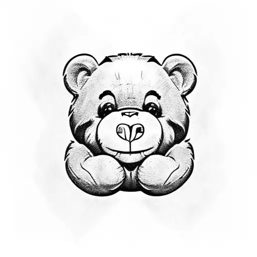 buffalobills care bear  tattoo design idea