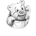 buffalobills care bear  tattoo design idea