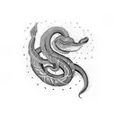 kundalini snake tattoo design idea