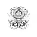 kundalini two headed snake chakra tattoo design idea