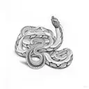 kundalini two headed snake chakra tattoo design idea