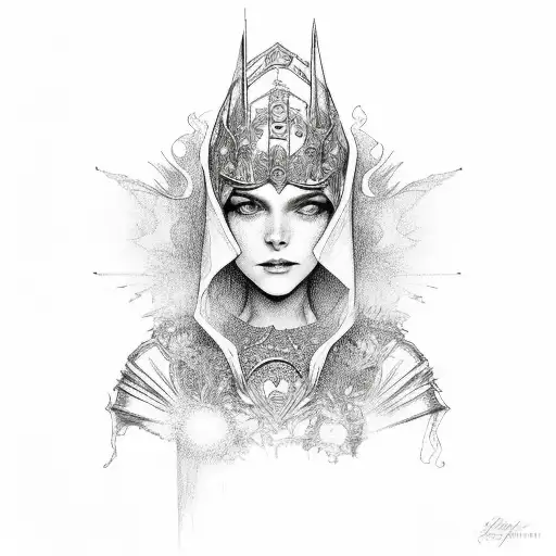 Morgan le Fay tattoo design idea