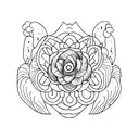 perspective  tattoo design idea