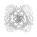 perspective  tattoo design idea