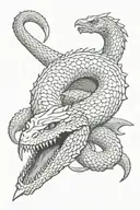 jormungandr tattoo design idea