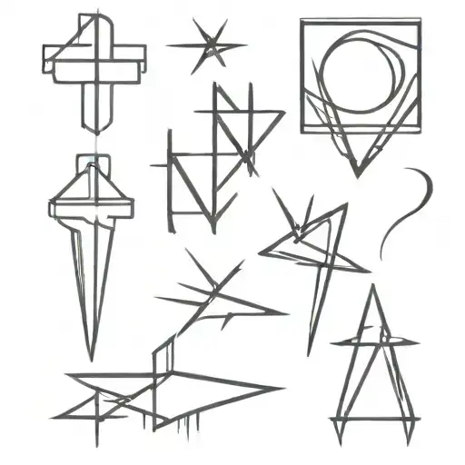 cruz grunge inspired tattoo featuring tattoo design idea