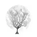 willow tree tattoo design idea