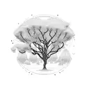 willow tree tattoo design idea