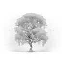 willow tree tattoo design idea