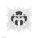 Hunter X Hunter Phantom Troupe symbol surrounded by intricate blackwork patterns tattoo design idea