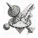 spinning top inception  tattoo design idea