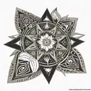 spinning top symbolizing tattoo design idea