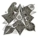 spinning top symbolizing tattoo design idea