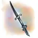 sword with keys tattoo design idea