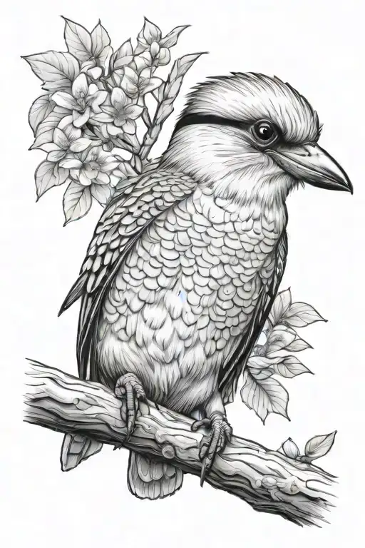 kookaburra tattoo design idea