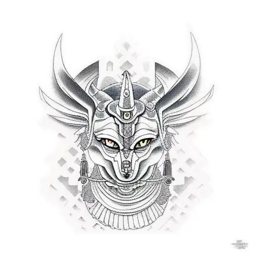 Anubis tattoo design idea