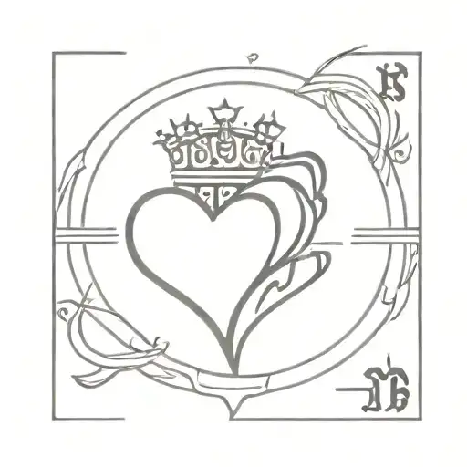 heart king card and clubb 4  tattoo design idea