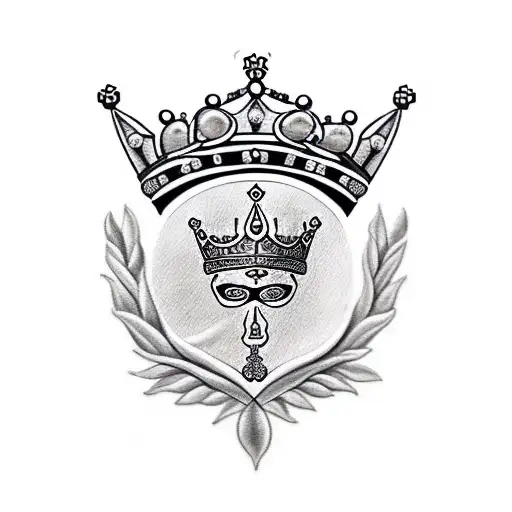 Queen's Crown tattoo design idea