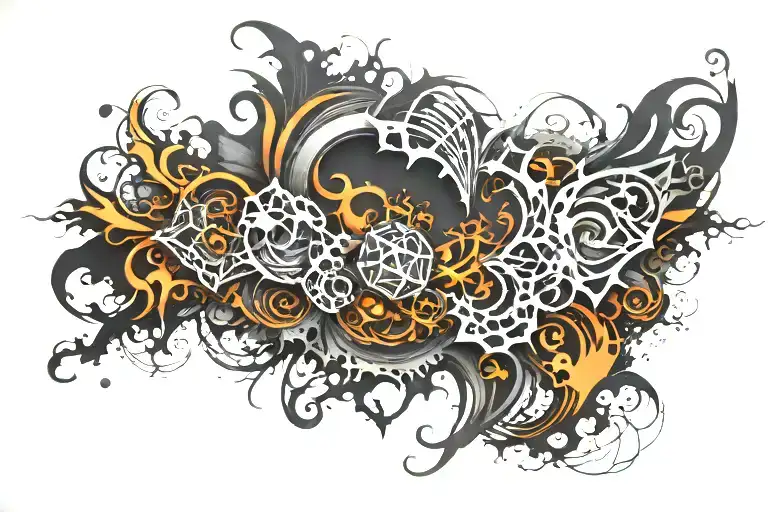 Dark tattoo design idea