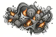 Dark tattoo design idea