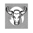 University of Texas longhorn with 2006 and 2023 on each horn in Roman numerals tattoo design idea