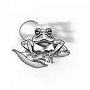 frog and scorpion tattoo design idea