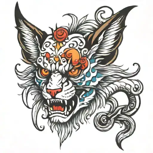 fool tattoo design idea