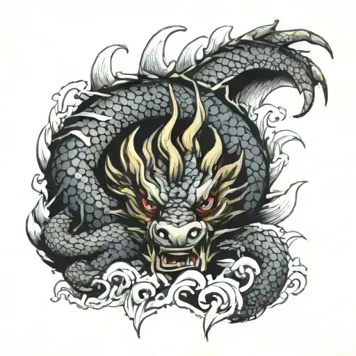 Dragon Claw tattoo design idea