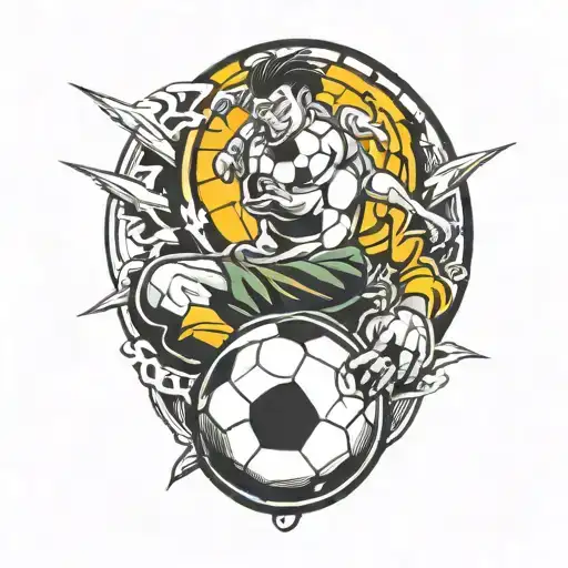 Soccer tattoo design idea