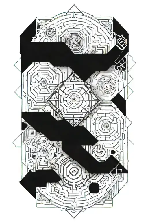 Coordinates tattoo design idea