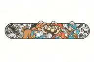 Mario tattoo design idea