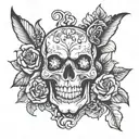 fool tattoo design idea