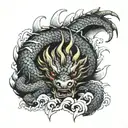 Dragon Claw tattoo design idea