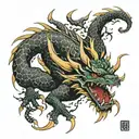 Dragon Claw tattoo design idea