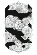 Coordinates tattoo design idea