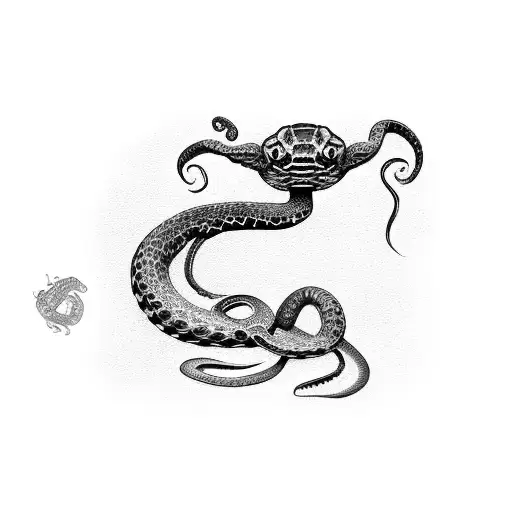 snake, turtle, octopus  tattoo design idea