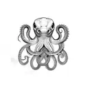 snake, turtle, octopus  tattoo design idea