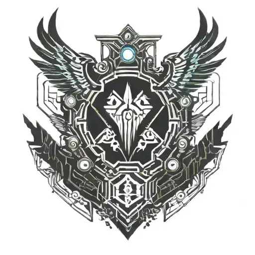 Thunderbird native tattoo design idea