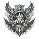 Thunderbird native tattoo design idea