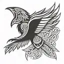 Thunderbird native tattoo design idea