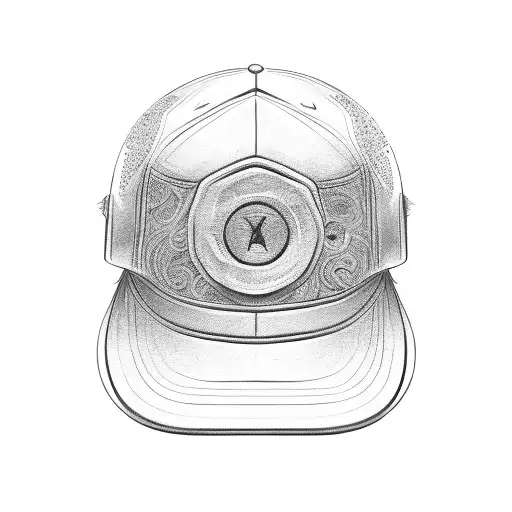ford double cap on highway tattoo design idea